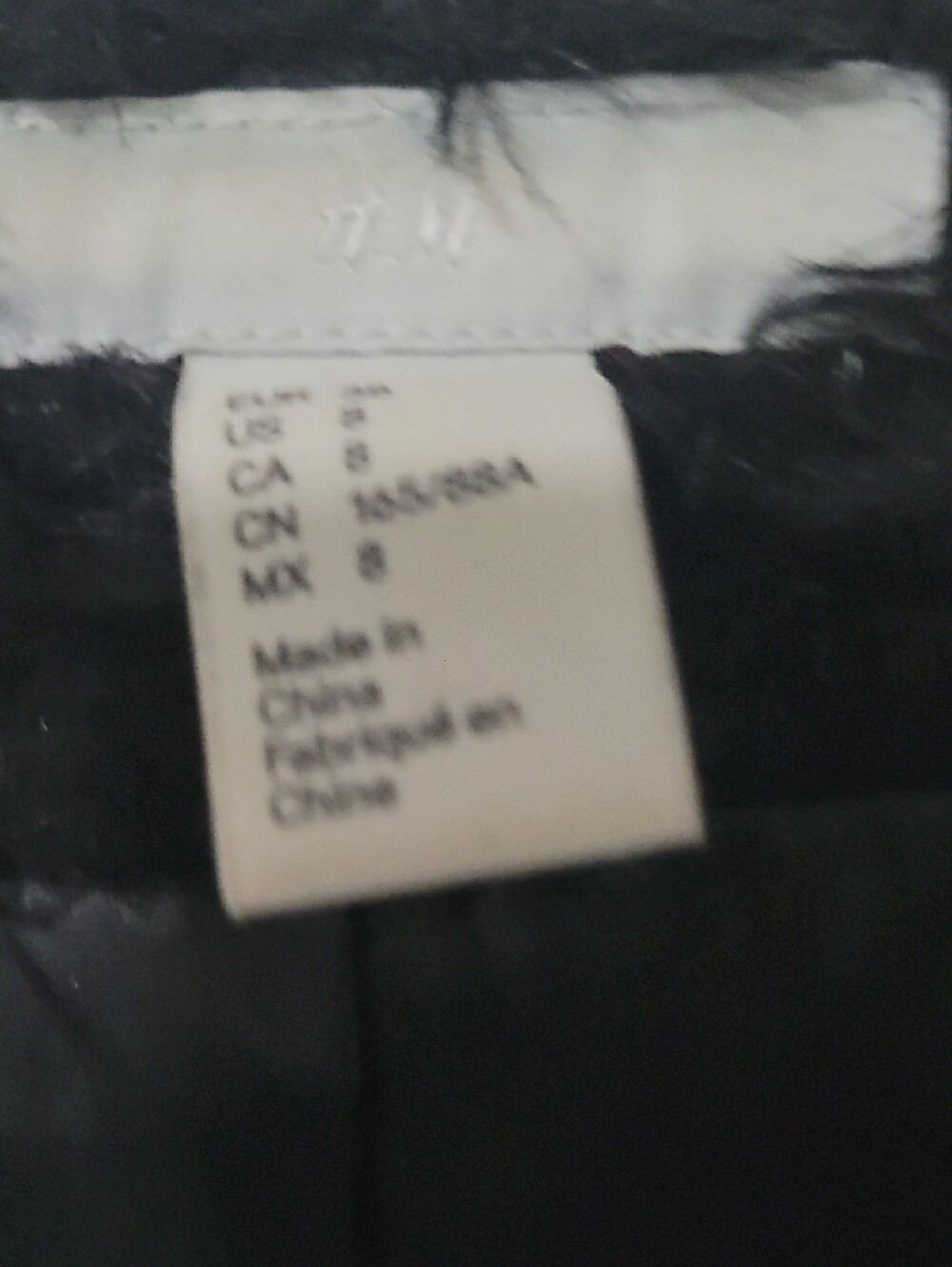 H&M Black Faux Sherpa Teddy Coat - Picture 2 of 3